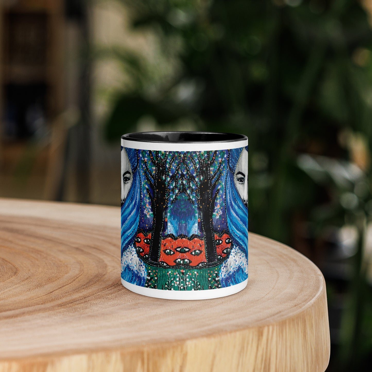 Aquarius Star Sign Mug | Choice of Blue or Black Inside