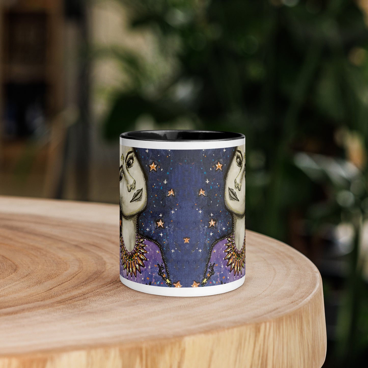 Virgo Star Sign Mug | Choice of Pink, Blue or Black Inside