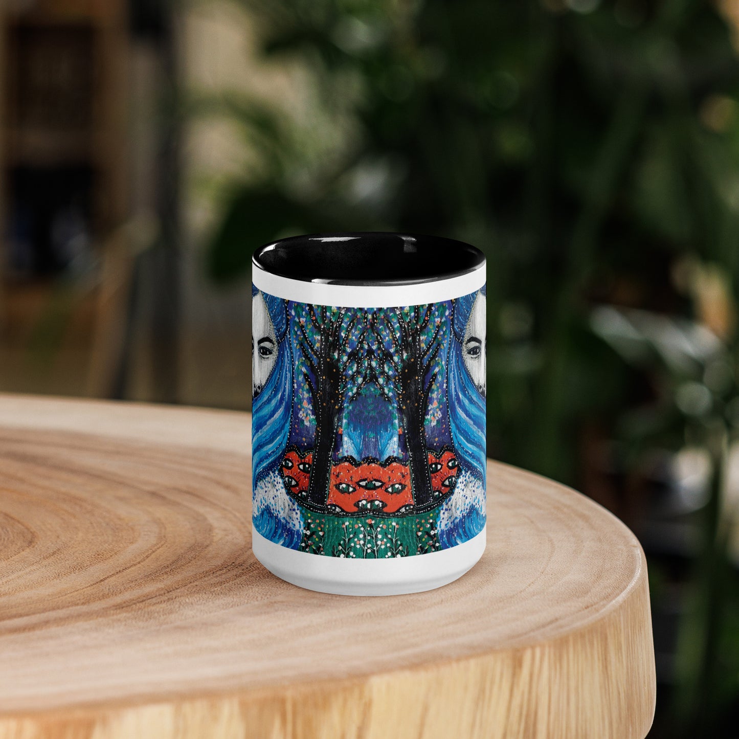 Aquarius Star Sign Mug | Choice of Blue or Black Inside