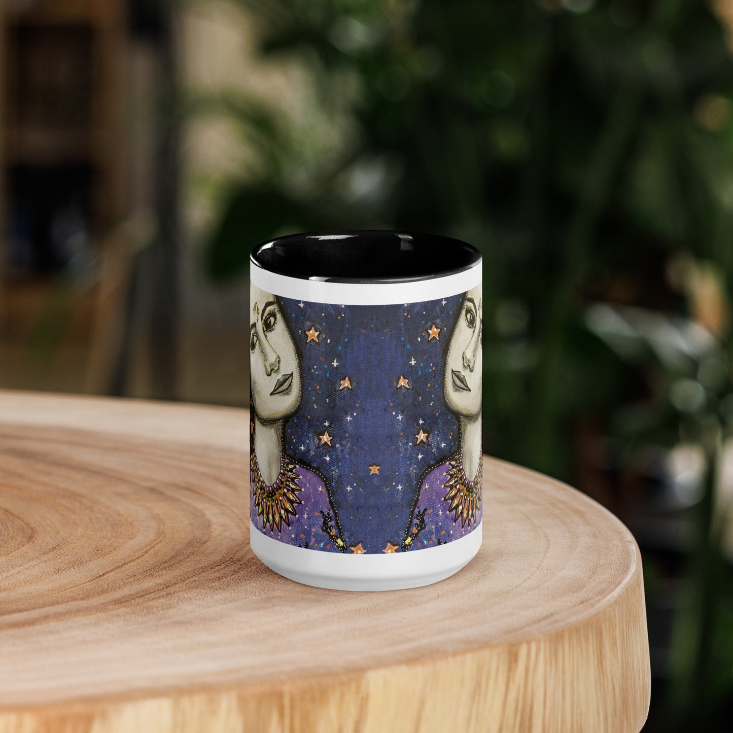 Virgo Star Sign Mug | Choice of Pink, Blue or Black Inside