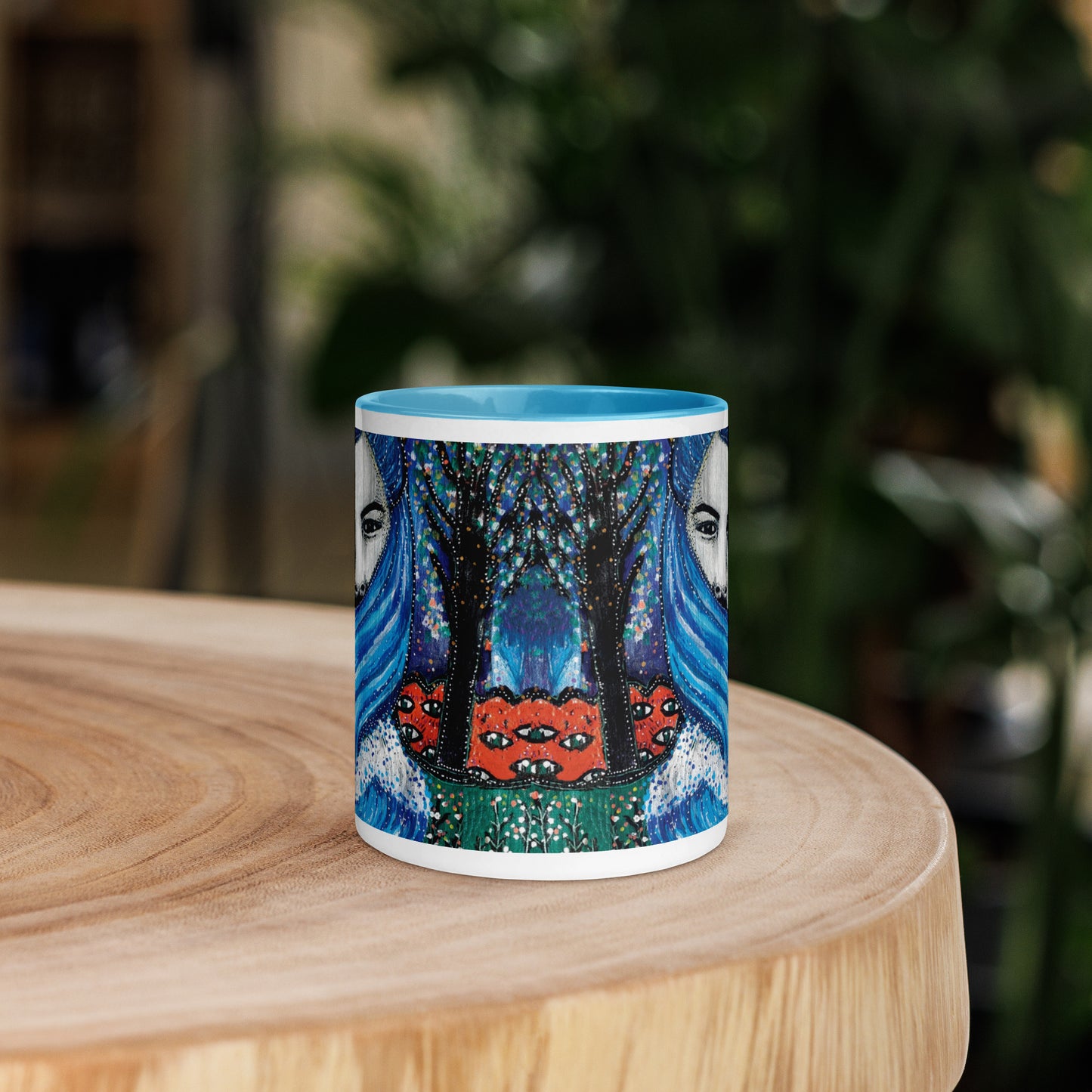 Aquarius Star Sign Mug | Choice of Blue or Black Inside