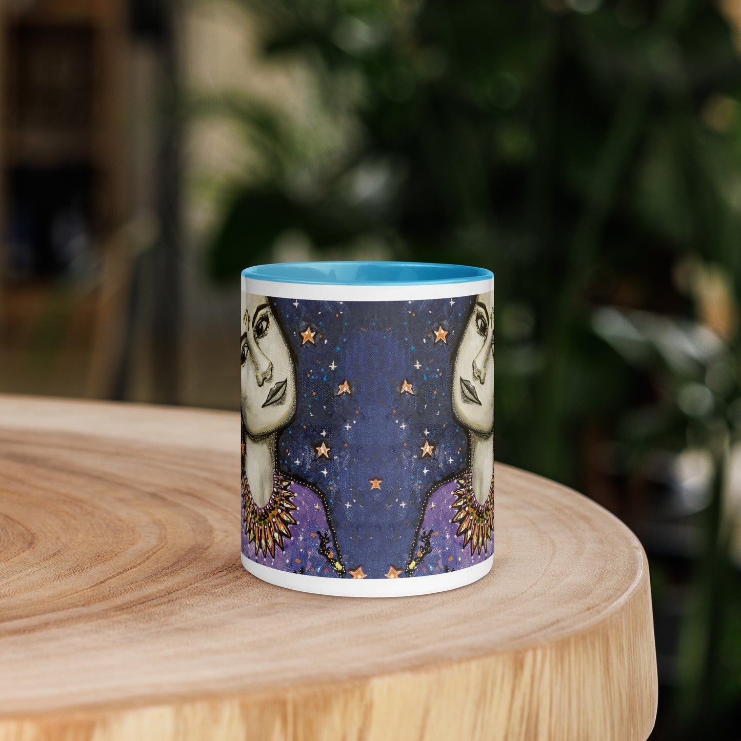 Virgo Star Sign Mug | Choice of Pink, Blue or Black Inside