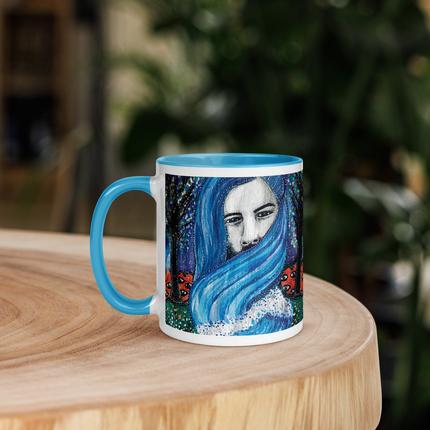 Aquarius Star Sign Mug | Choice of Blue or Black Inside