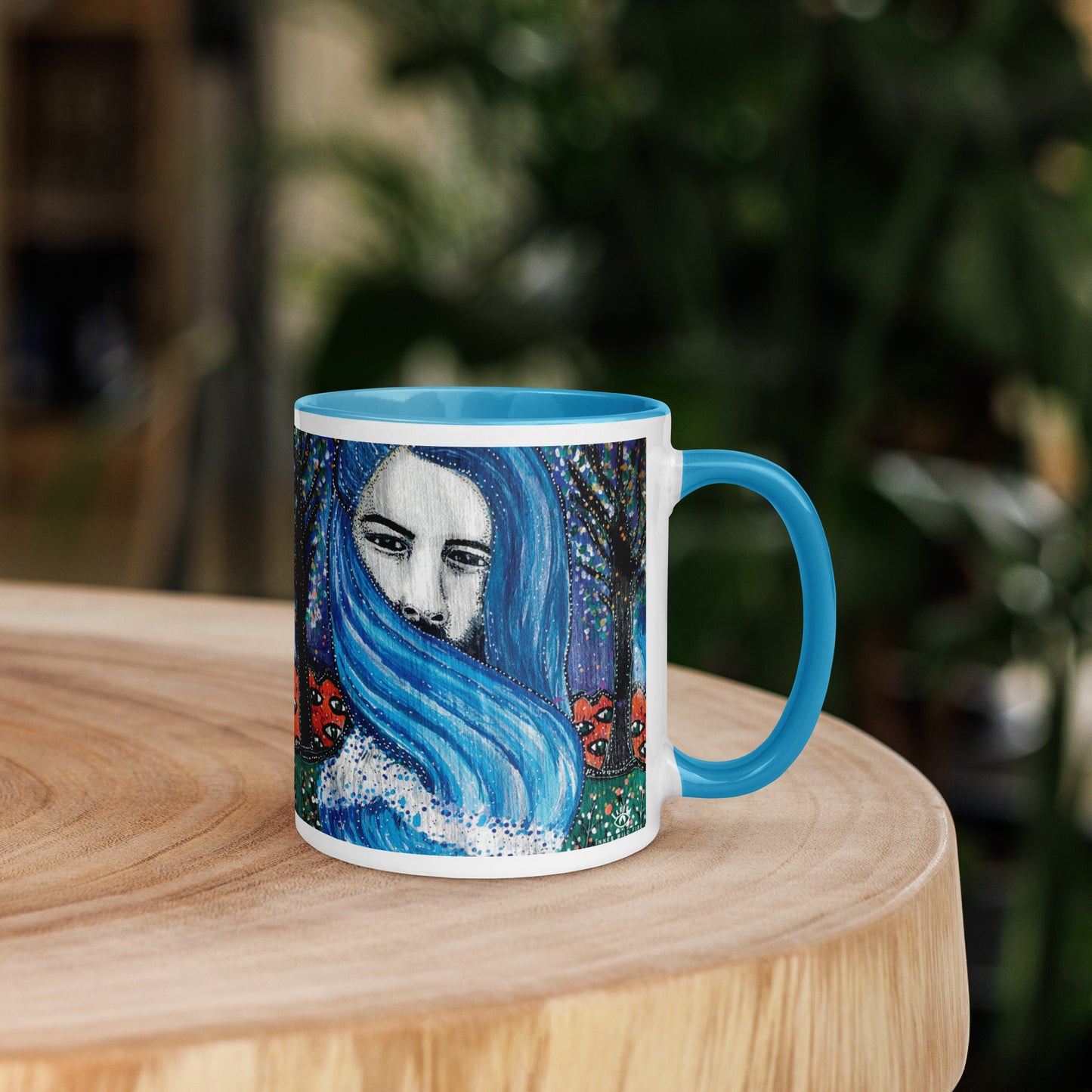 Aquarius Star Sign Mug | Choice of Blue or Black Inside