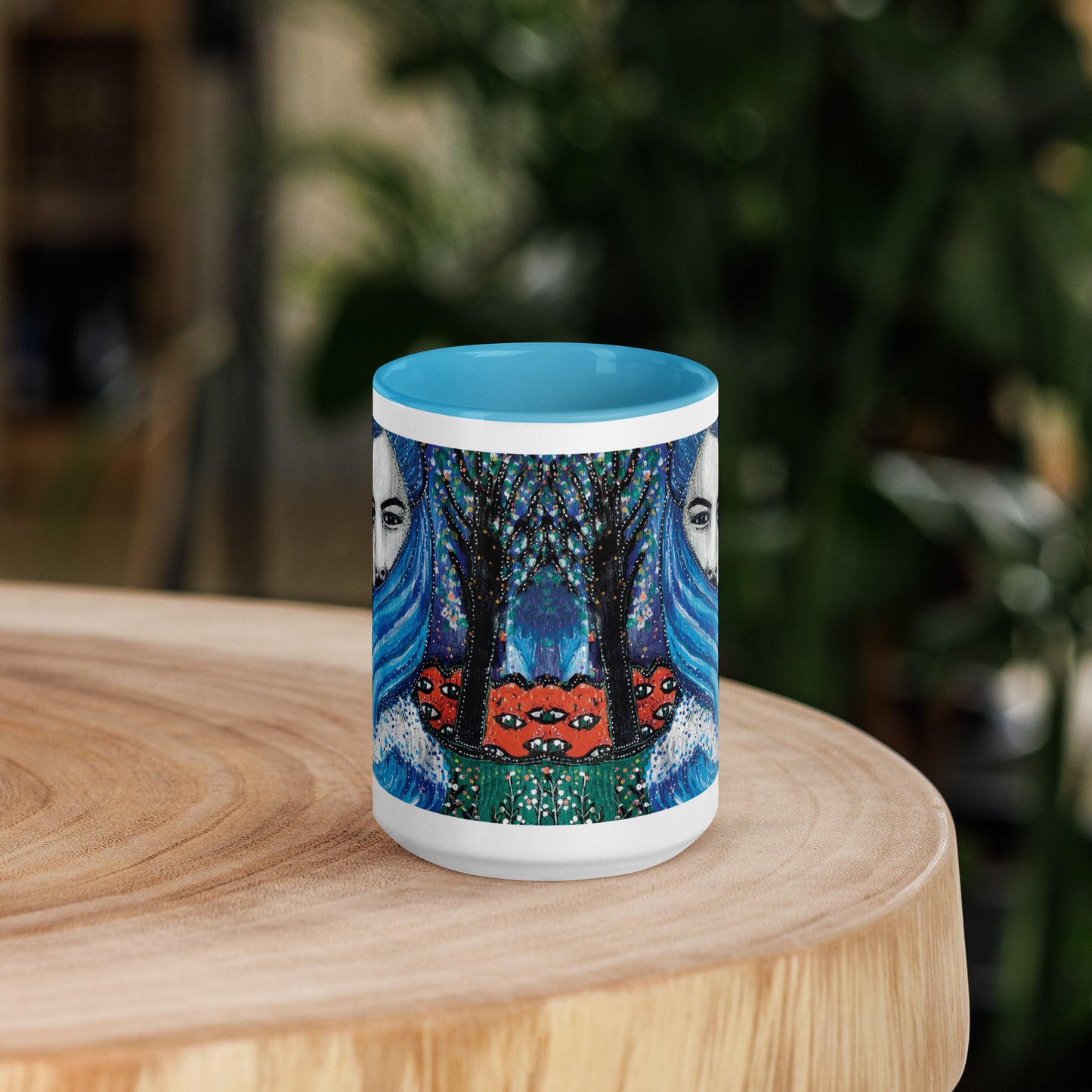 Aquarius Star Sign Mug | Choice of Blue or Black Inside