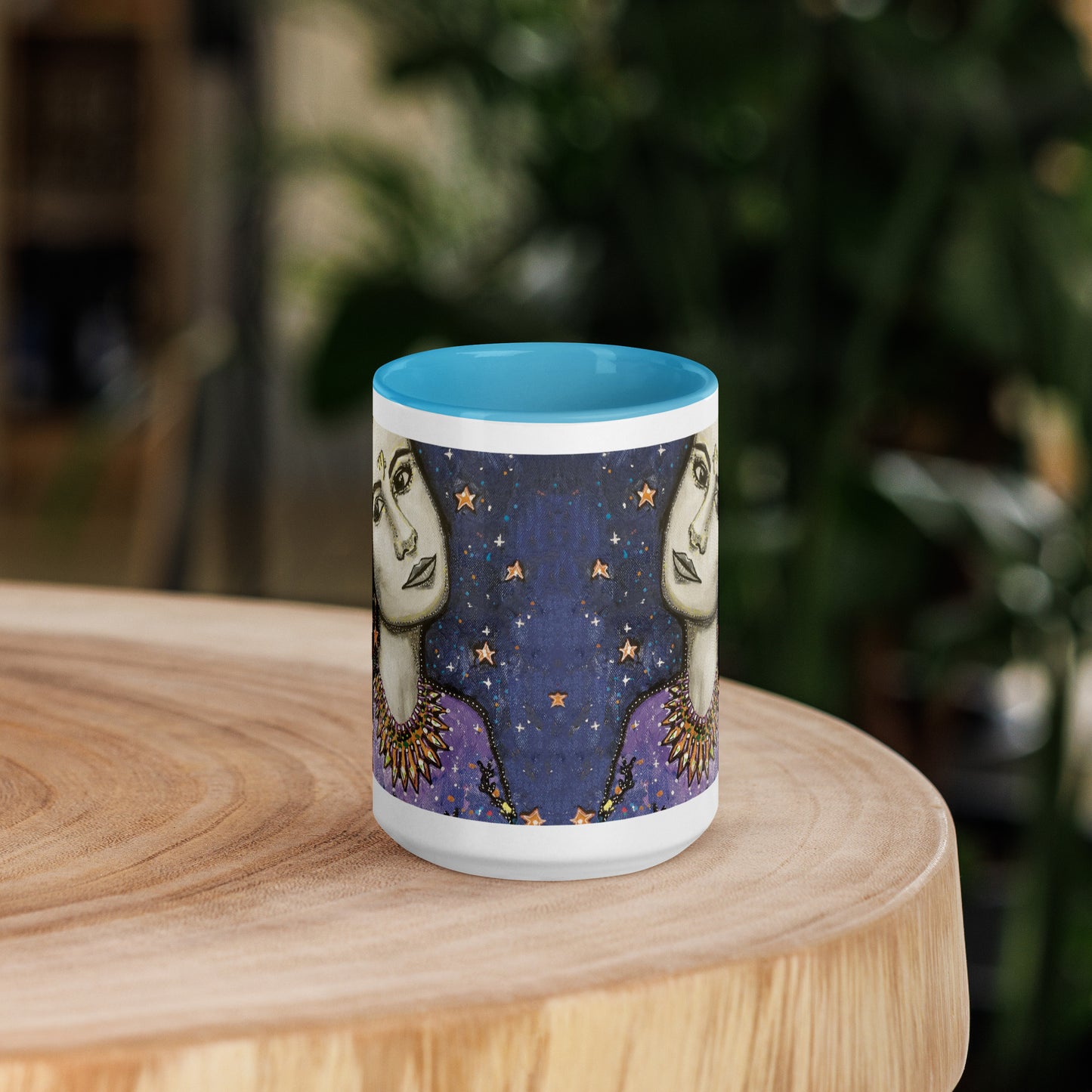 Virgo Star Sign Mug | Choice of Pink, Blue or Black Inside