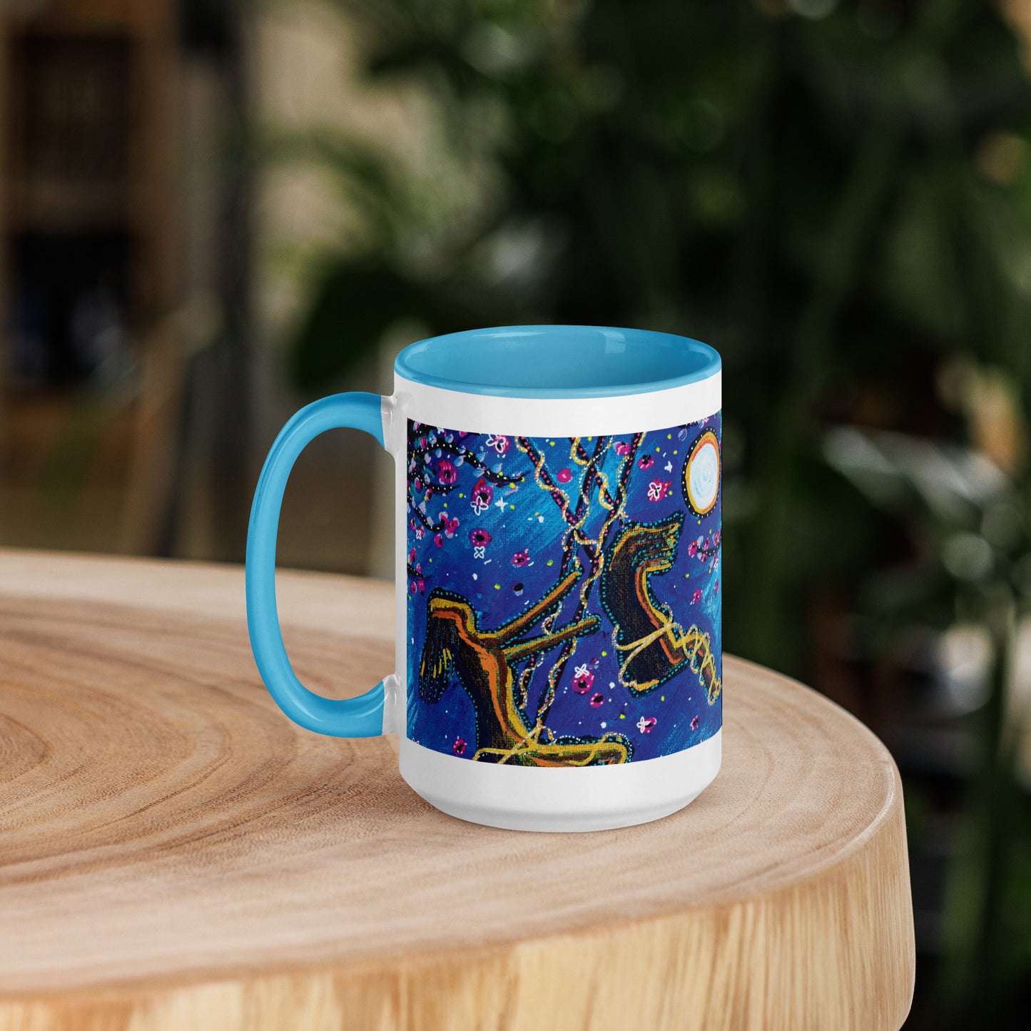 Abundance Mug | Choice of Blue or Black Inside
