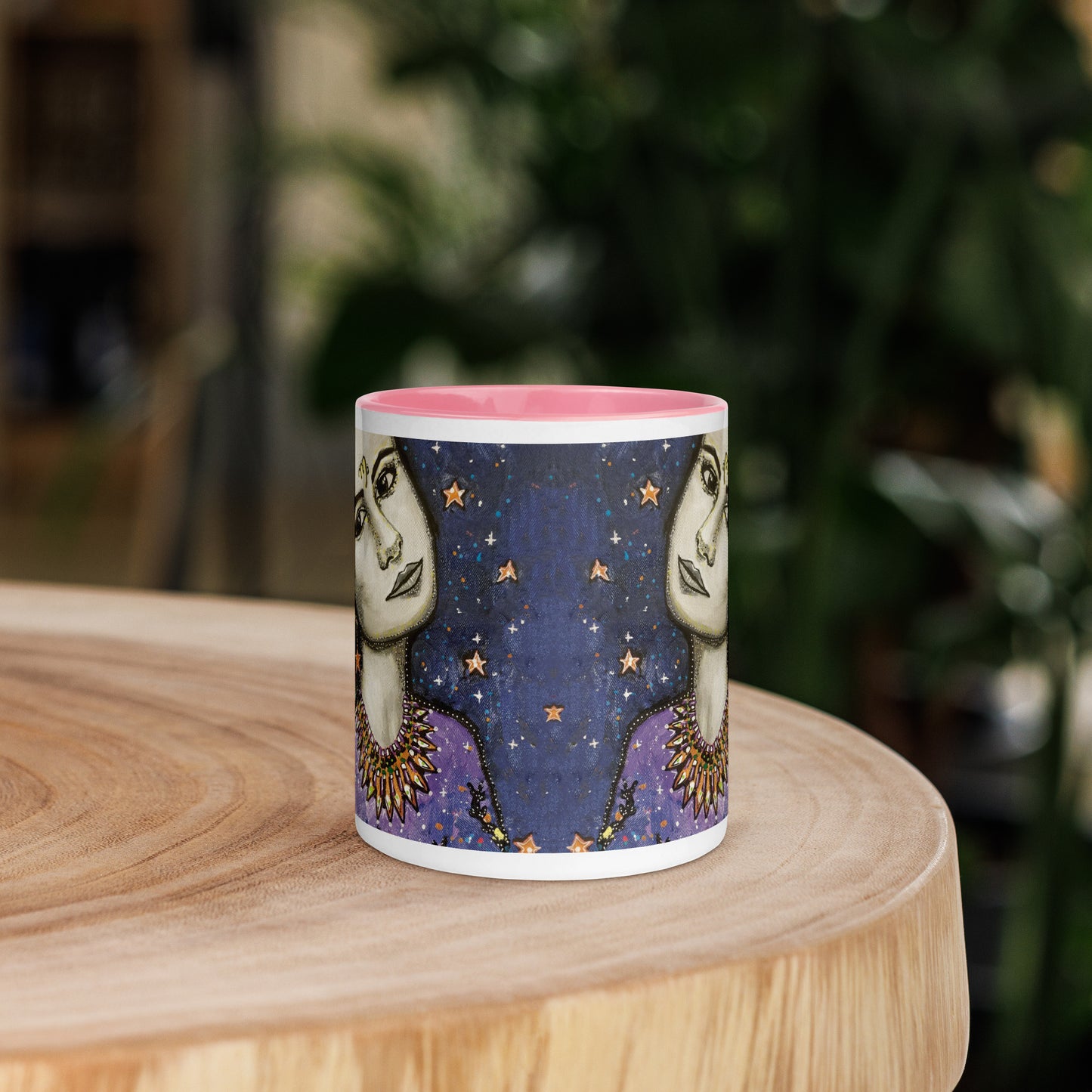 Virgo Star Sign Mug | Choice of Pink, Blue or Black Inside