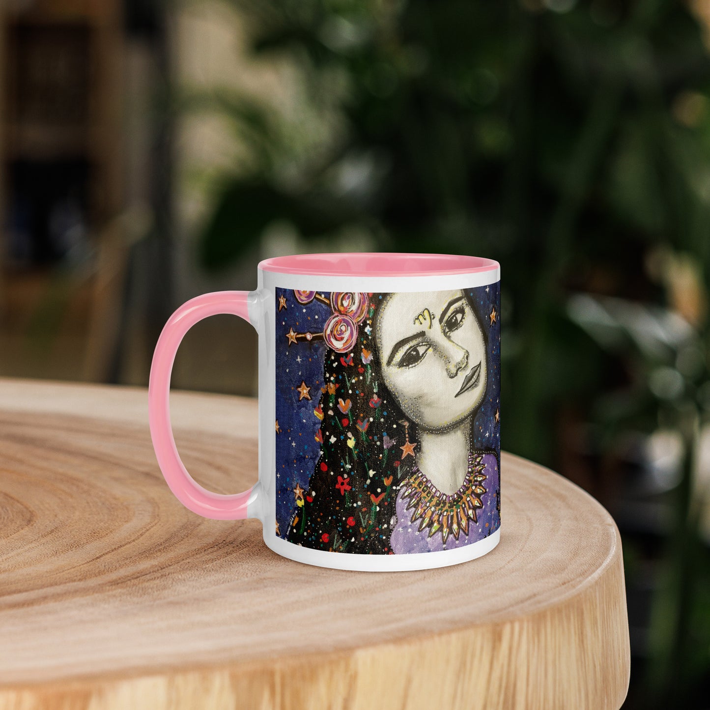 Virgo Star Sign Mug | Choice of Pink, Blue or Black Inside