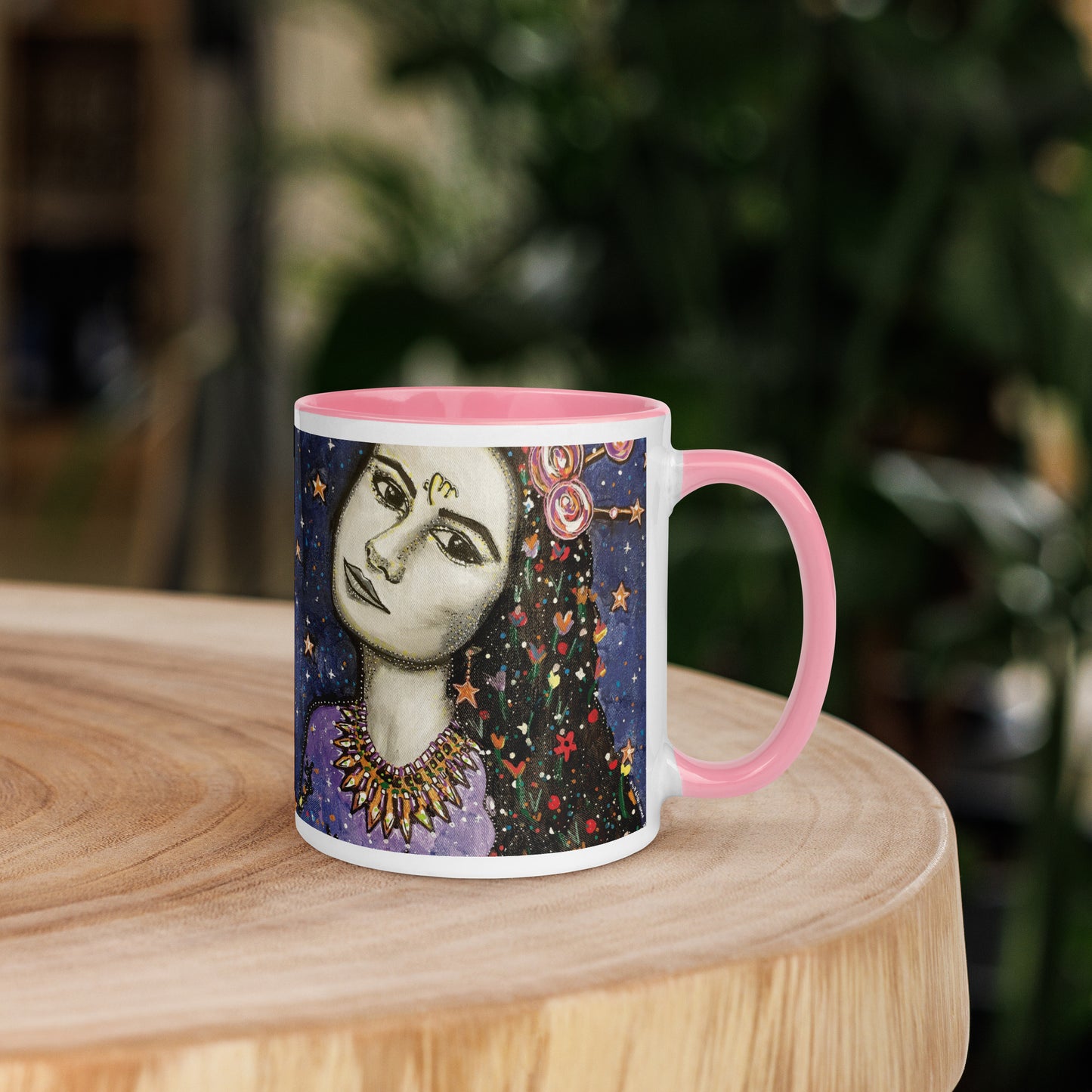 Virgo Star Sign Mug | Choice of Pink, Blue or Black Inside