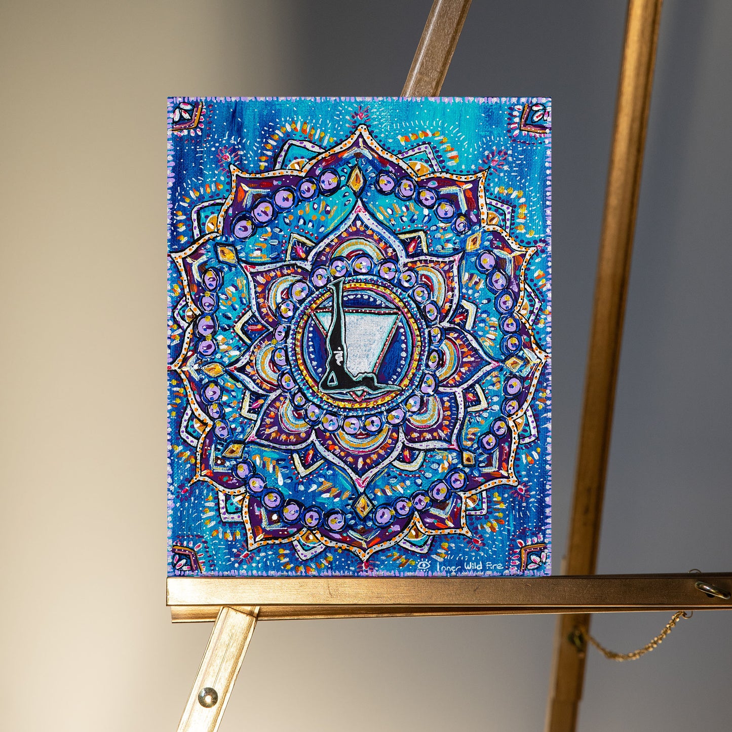 Throat Chakra Original Painting