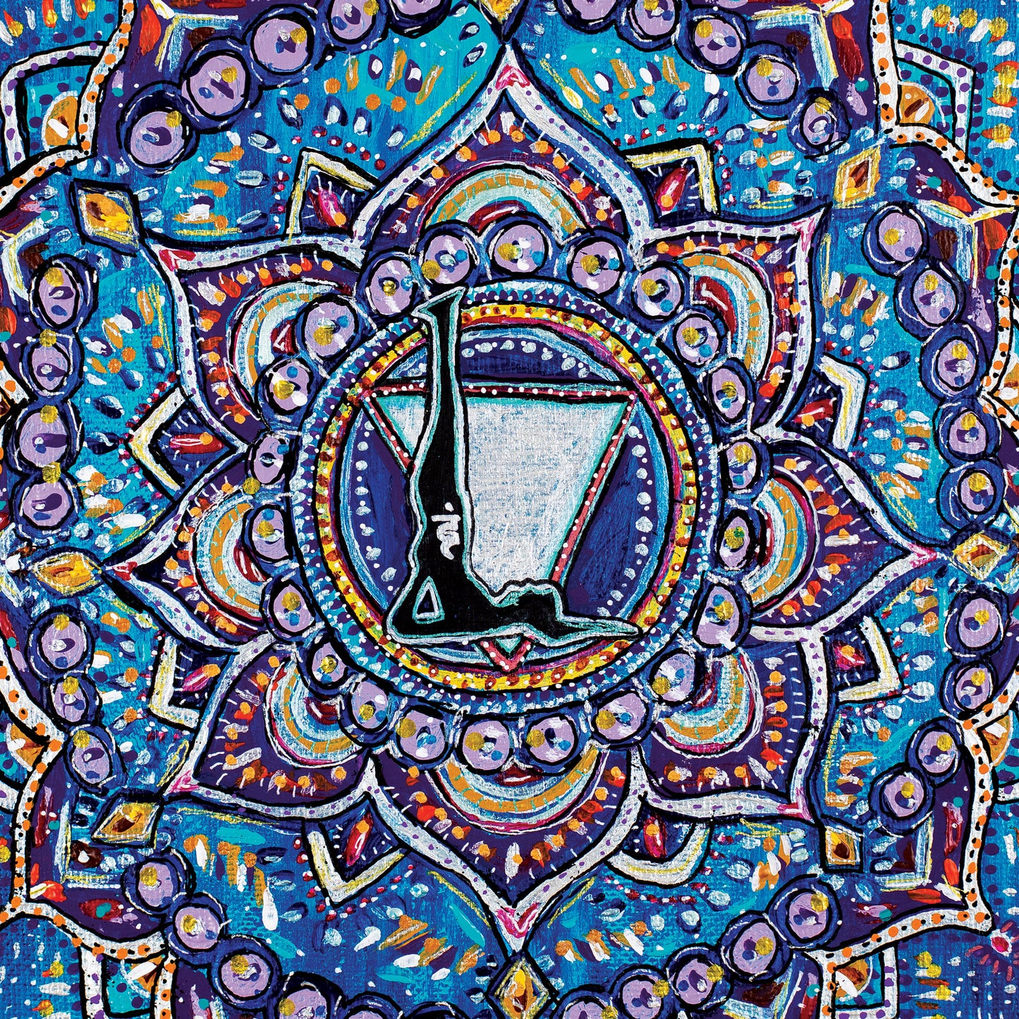 Throat Chakra Original Painting