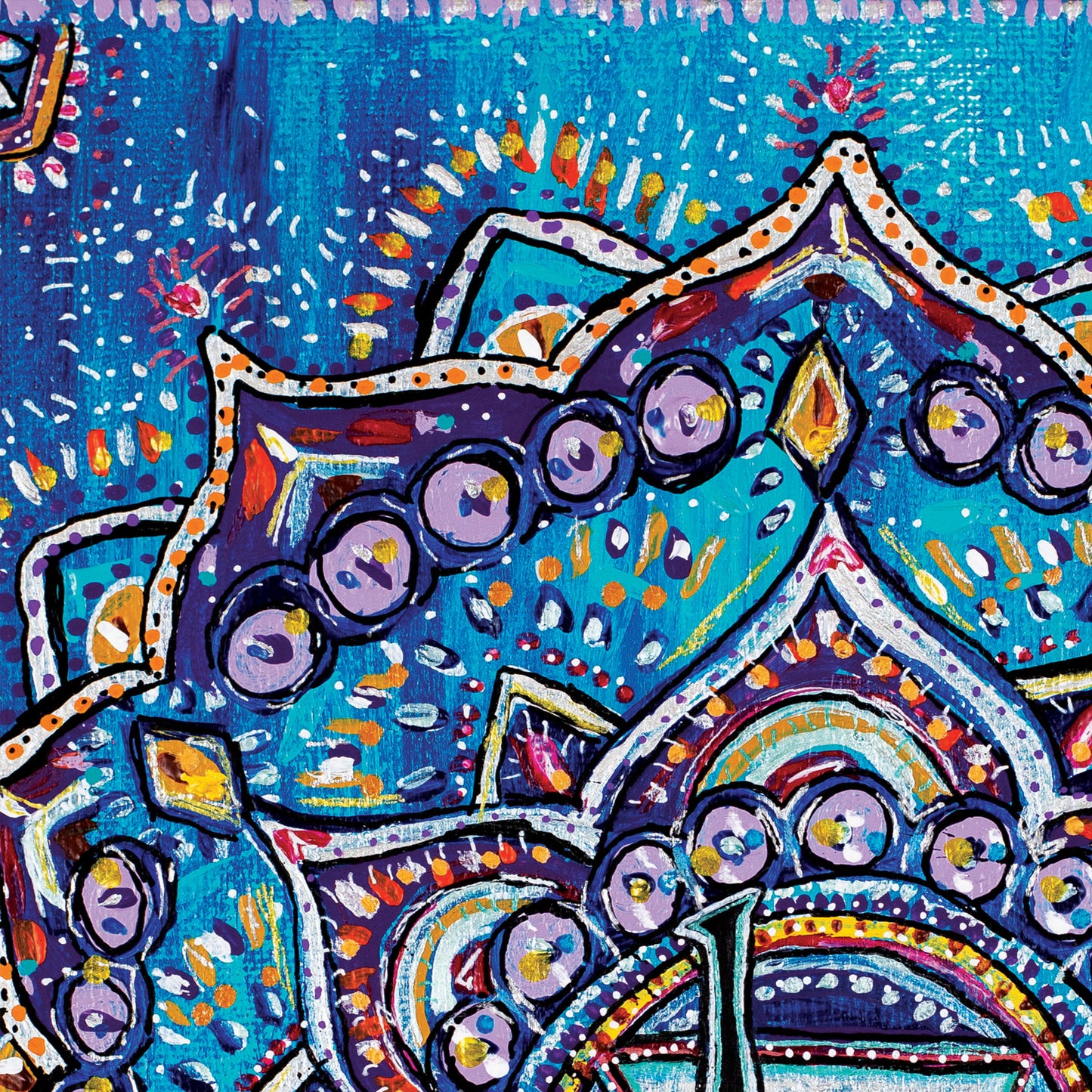 Throat Chakra Original Painting