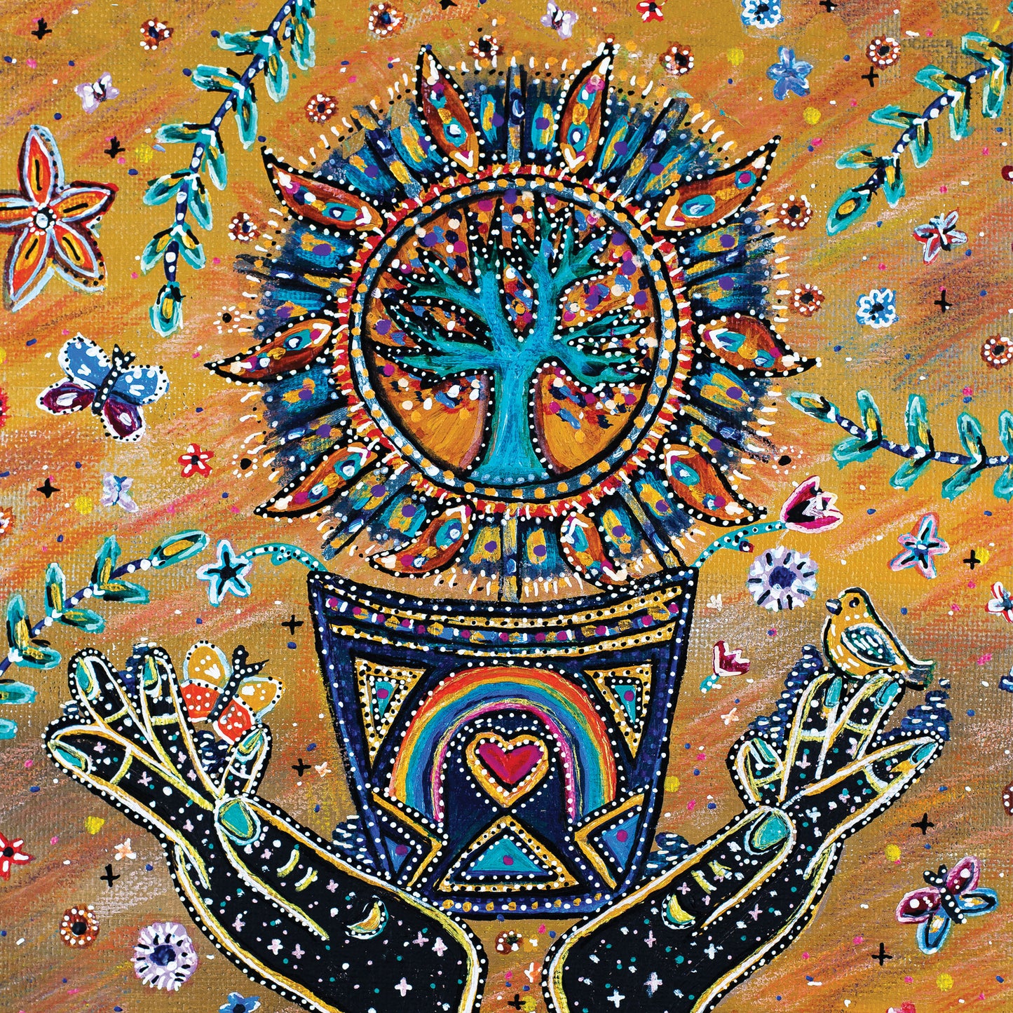 Express Gratitude Original Painting