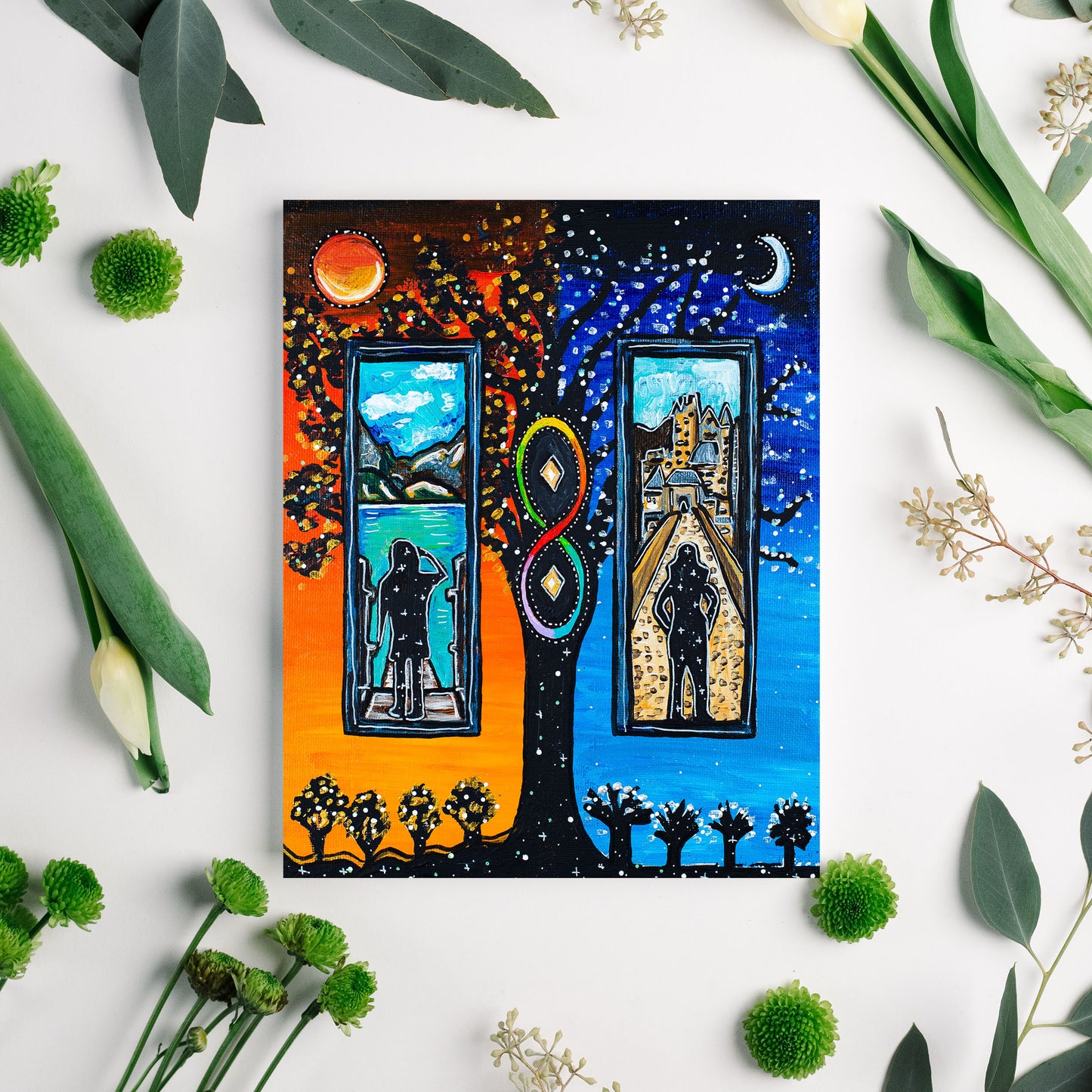 The World is Your Mirror Original Painting