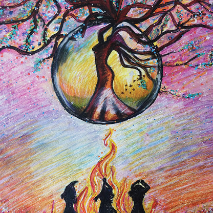 The Spiritual Souls Will Rise Print | A5, A4 & A3 Size or Digital Download