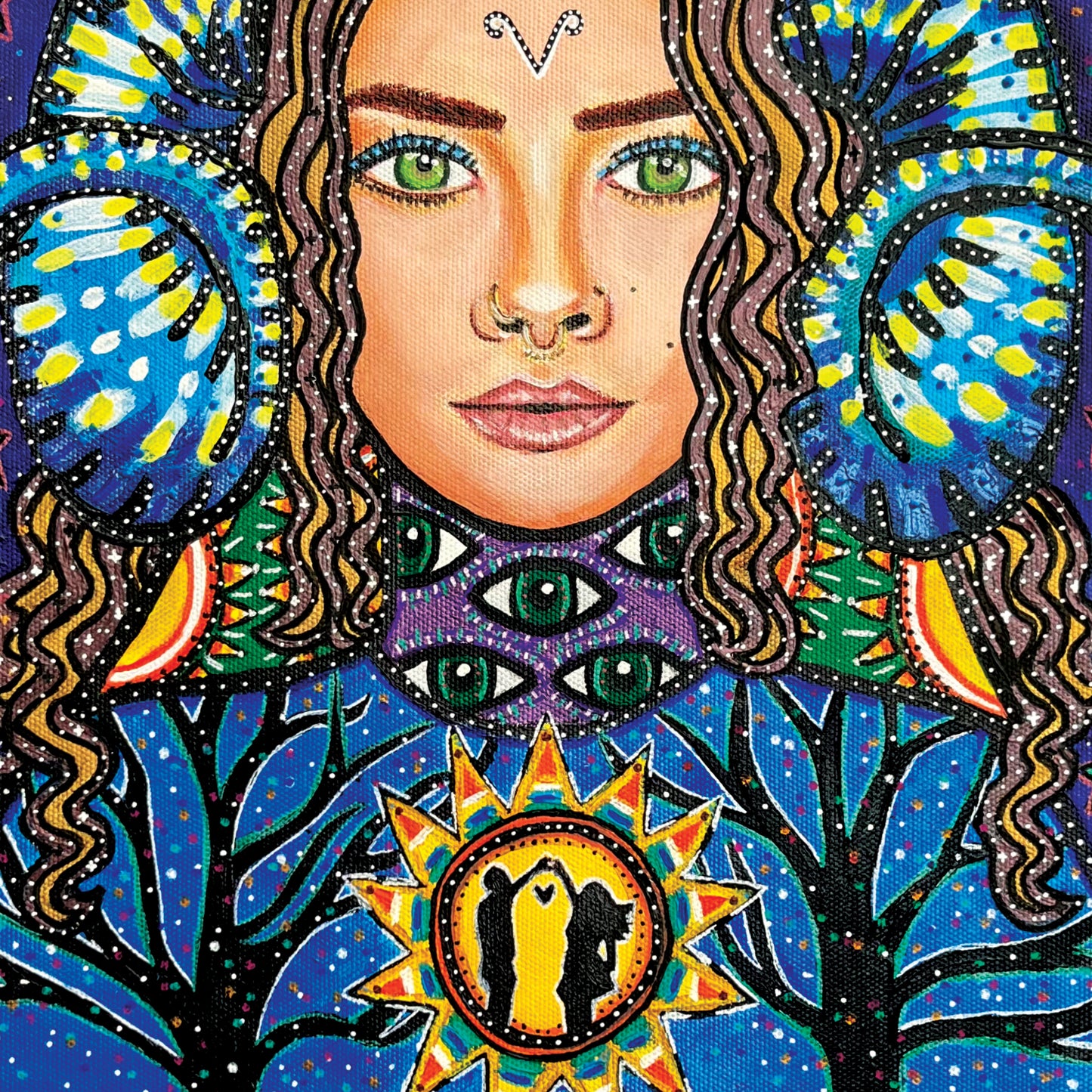 Queen Aries Star Sign Print | A6, A5, A4 & A3 Size