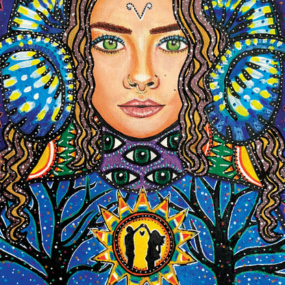 Queen Aries Star Sign Print | A6, A5, A4 & A3 Size