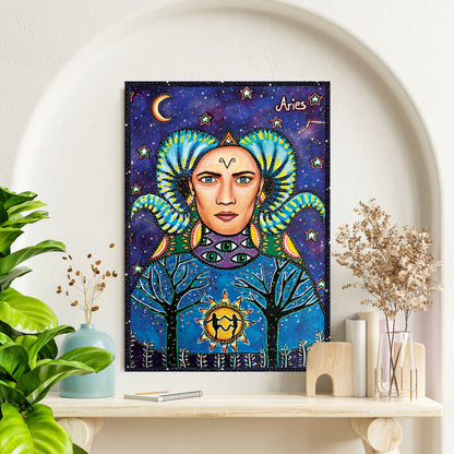 King Aries Star Sign Print | A6, A5, A4 & A3 Size
