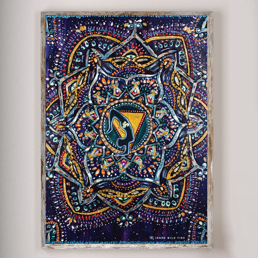 Crown Chakra Art Print A5, A4 & A3 Size