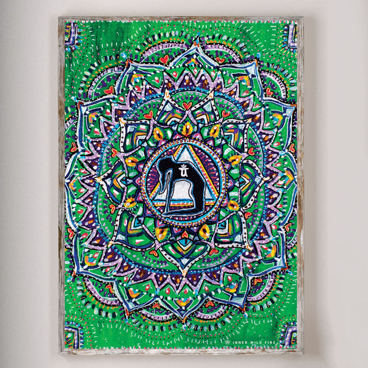 Heart Chakra Art Print A5, A4 & A3 Size