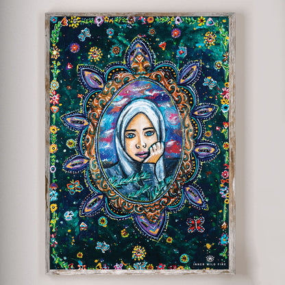 Mirror Mirror On The Wall Art Print A5, A4 & A3 Size