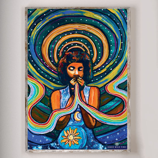 Words Have Vibrations Art Print A5, A4 & A3 Size