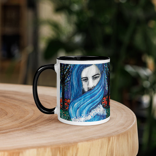 Aquarius Star Sign Mug | Choice of Blue or Black Inside
