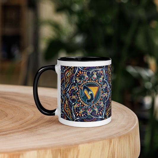 Crown Chakra Mug | Choice of Pink, Blue or Black Inside