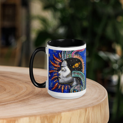 Capricorn Star Sign Mug | Choice of Blue or Black Inside