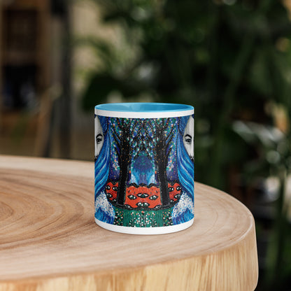 Aquarius Star Sign Mug | Choice of Blue or Black Inside