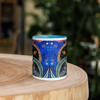 Capricorn Star Sign Mug | Choice of Blue or Black Inside