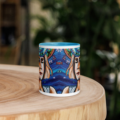Ego Death Mug | Choice of Pink, Blue, Yellow or Black Inside