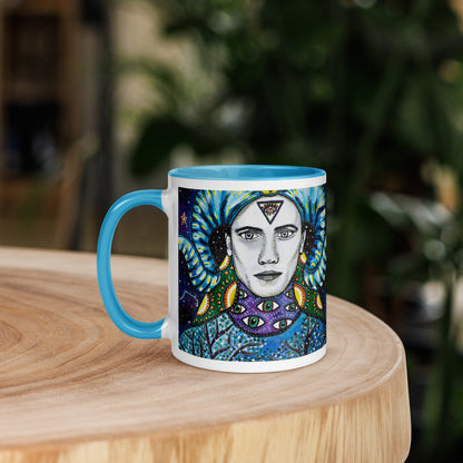Aries Star Sign Mug | Choice of Blue or Black Inside