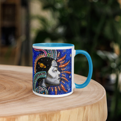 Capricorn Star Sign Mug | Choice of Blue or Black Inside