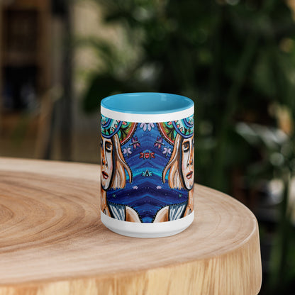 Ego Death Mug | Choice of Pink, Blue, Yellow or Black Inside