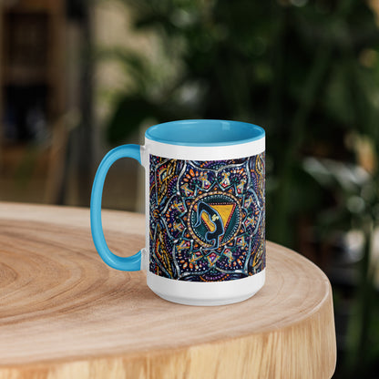 Crown Chakra Mug | Choice of Pink, Blue or Black Inside