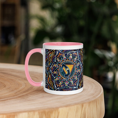 Crown Chakra Mug | Choice of Pink, Blue or Black Inside