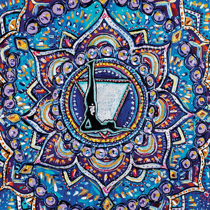 Throat Chakra Original Painting