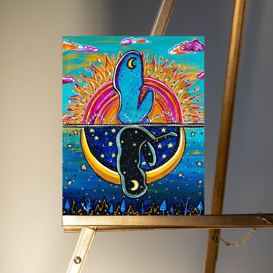 Embrace Your Shadow Original Painting