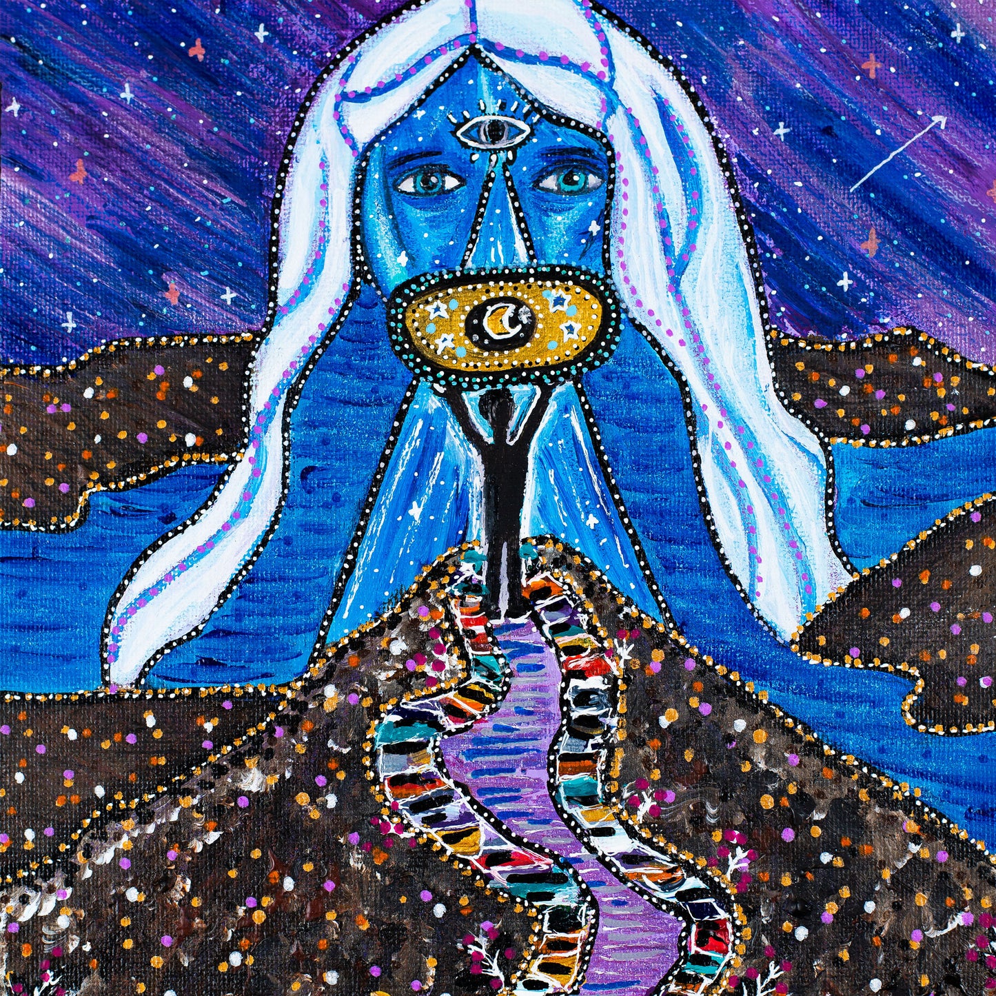Embrace Your Fear Original Painting