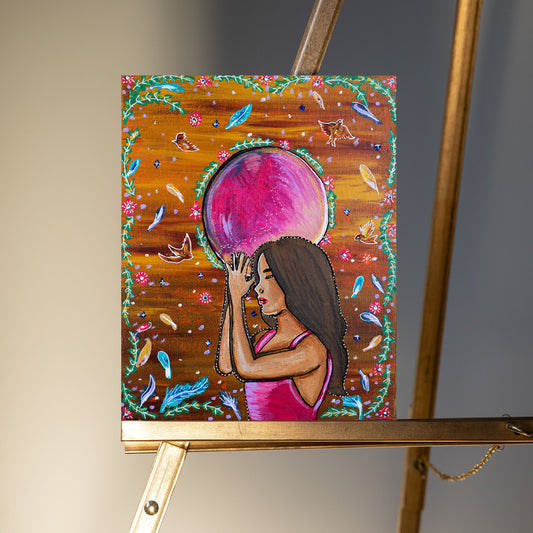Gut Feelings Are Guardian Angels Original Painting