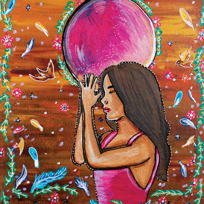 Gut Feelings Are Guardian Angels Art Print A5, A4 & A3 Size