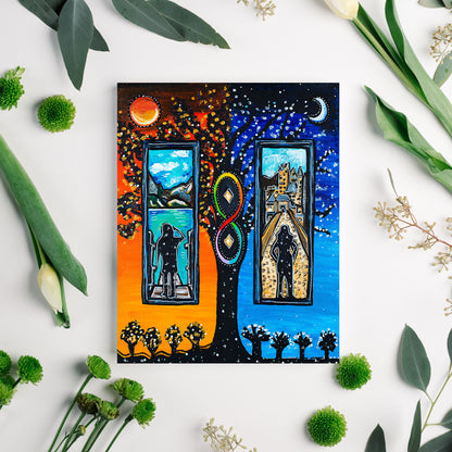The World is Your Mirror Original Painting