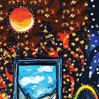 The World is Your Mirror Original Painting