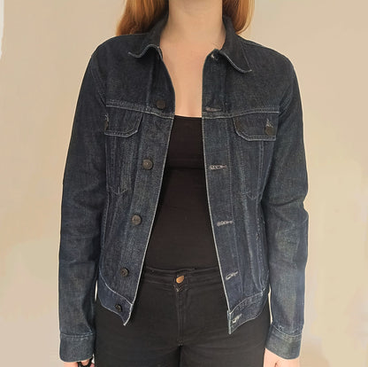 SOLD Leo Female Hand Painted One Of A Kind Denim Jacket