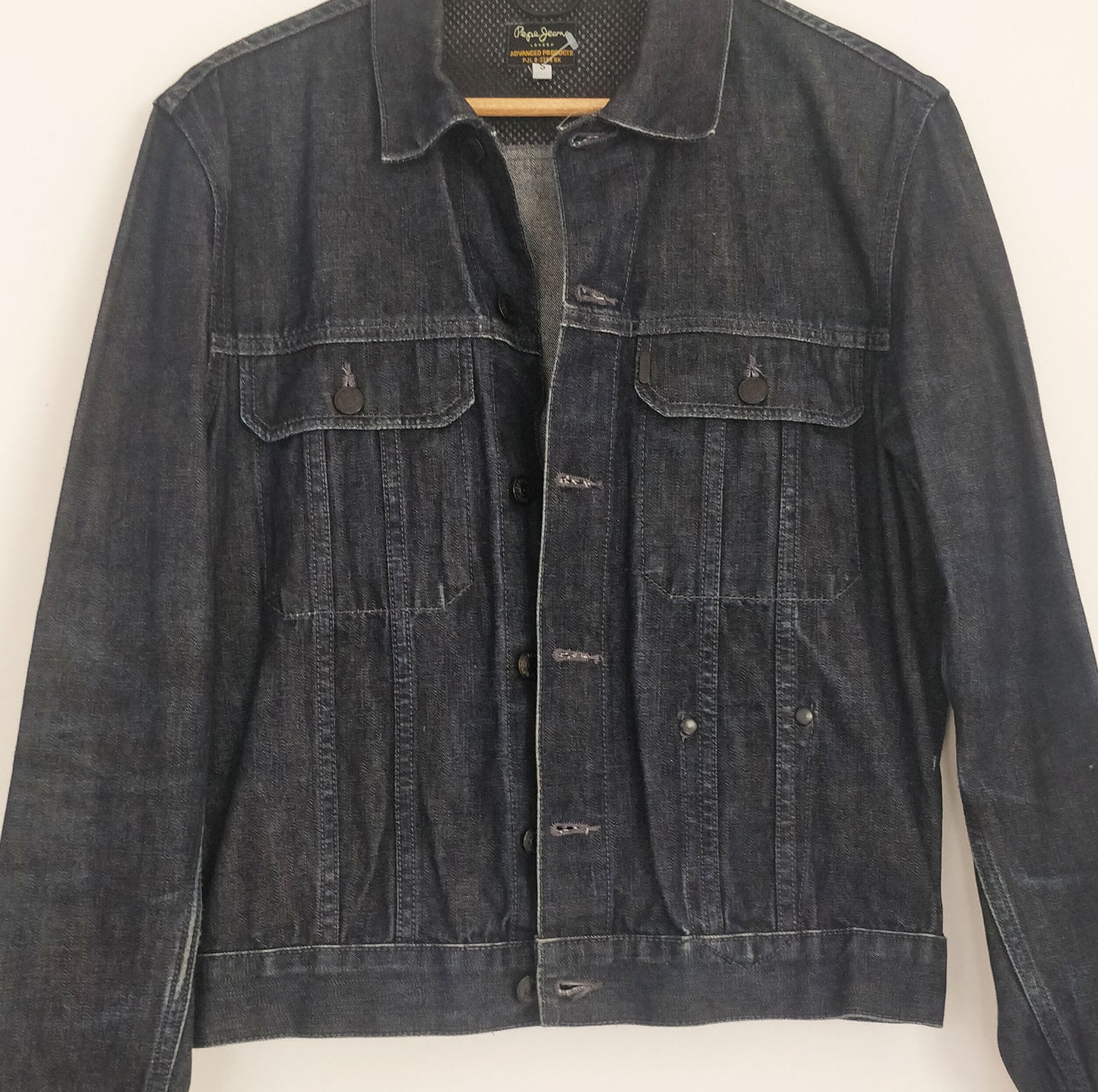 SOLD Leo Female Hand Painted One Of A Kind Denim Jacket