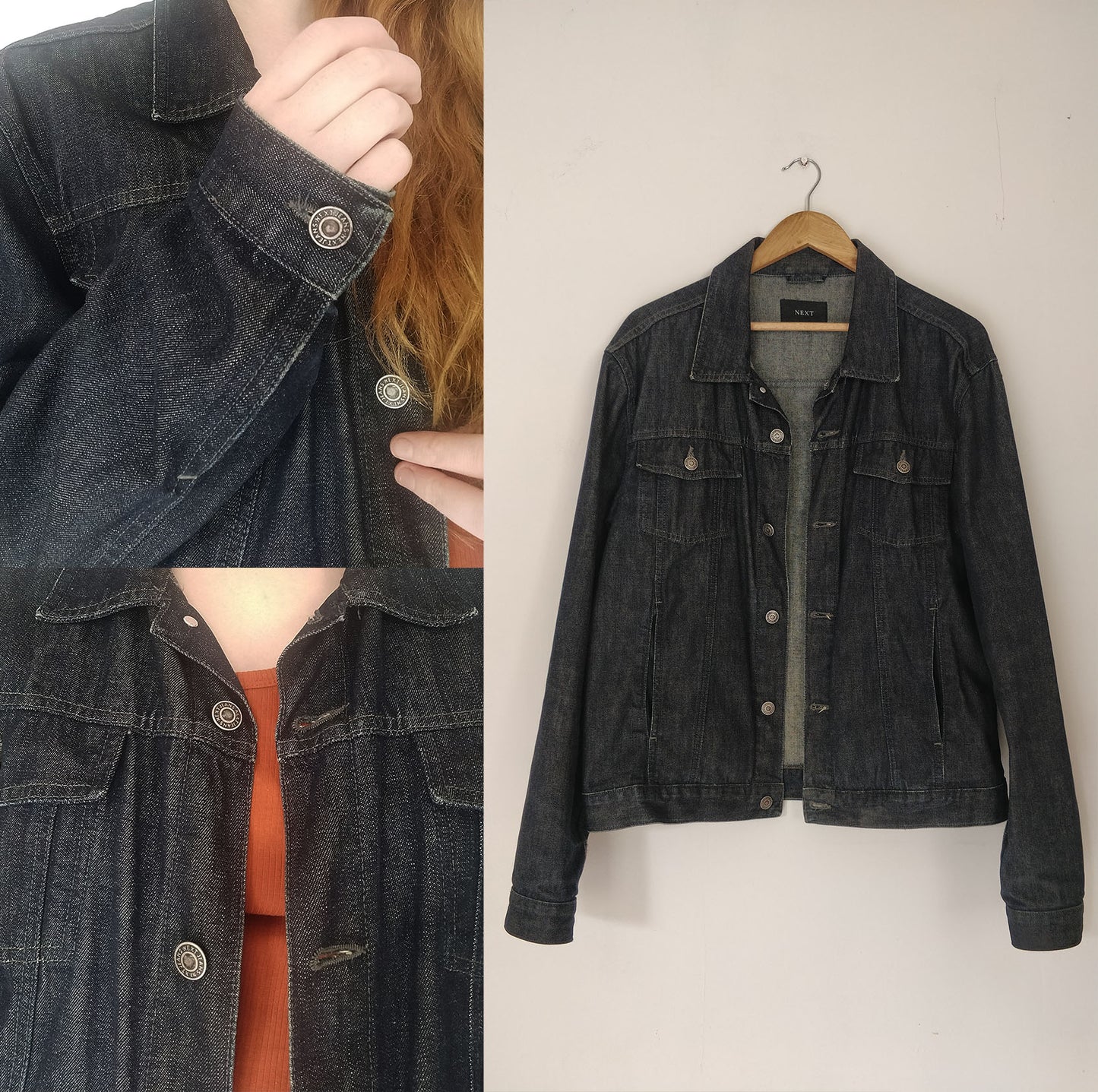 SOLD Leo Male Hand Painted One Of A Kind Denim Jacket