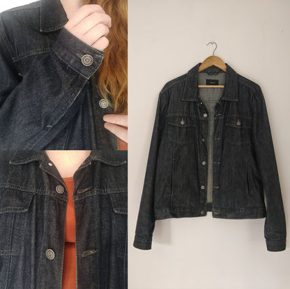 SOLD Leo Male Hand Painted One Of A Kind Denim Jacket
