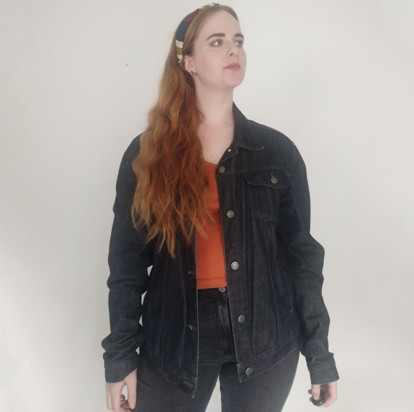 SOLD Leo Male Hand Painted One Of A Kind Denim Jacket